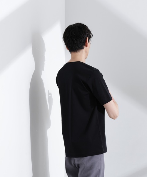 NANO universe（ナノユニバース）の「アンチスメル VネックTシャツ 半袖（Tシャツ/カットソー・メンズ・グレー/ブルーグリーン/ブラック/ホワイト・XL/L/M/S）」の15枚目の写真