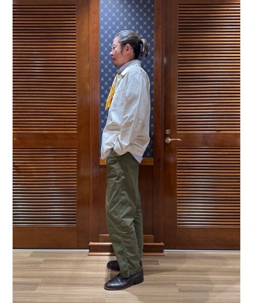 BROOKS BROTHERS(ブルックスブラザーズ)の「リネン/コットン ライトウェイト チョアジャケット(その他アウター・メンズ・クリーム/ブルー・LARGE/SMALL/X-LARGE/MEDIUM)」の14枚目の写真