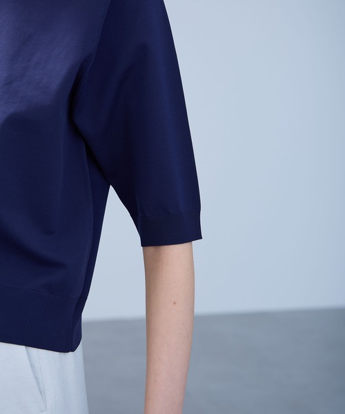 N.O.R.C(ノーク)の「ハーフスリーブニット【BEAUTY AIRY】(ニット/セーター・レディース・ネイビー/レッド/ブラック・フリー)」の17枚目の写真