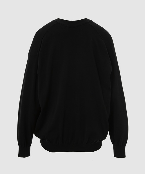 COMME des GARCONS HOMME(コム デ ギャルソン・オム)の「綿天竺 カーディガン(ニット/セーター・メンズ・ブラック・S/M/L)」の2枚目の写真