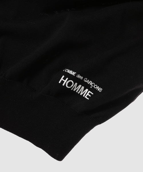 COMME des GARCONS HOMME(コム デ ギャルソン・オム)の「綿天竺 カーディガン(ニット/セーター・メンズ・ブラック・S/M/L)」の4枚目の写真