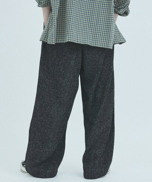 JOURNAL STANDARD(ジャーナルスタンダード)の「サマーツイード モダンワイドスラックス(スラックス・メンズ・チャコールグレー/ブラック/ホワイト系その他・SMALL/MEDIUM/LARGE)」の13枚目の写真