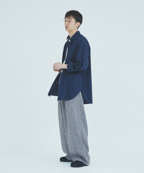 JOURNAL STANDARD(ジャーナルスタンダード)の「サマーツイード モダンワイドスラックス(スラックス・メンズ・チャコールグレー/ブラック/ホワイト系その他・SMALL/MEDIUM/LARGE)」の16枚目の写真