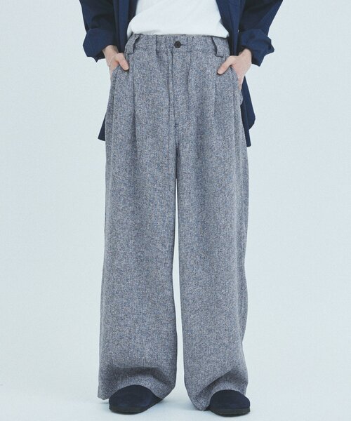 JOURNAL STANDARD(ジャーナルスタンダード)の「サマーツイード モダンワイドスラックス(スラックス・メンズ・チャコールグレー/ブラック/ホワイト系その他・SMALL/MEDIUM/LARGE)」の18枚目の写真