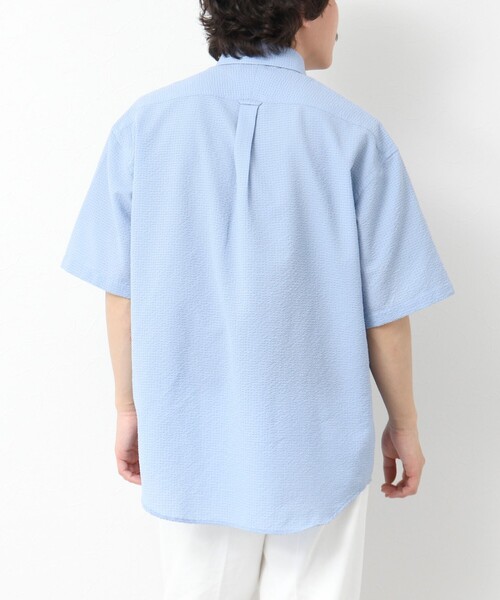 NOLLEY’S（ノーリーズ）の「【PrimeFlex DotAir】《吸水速乾》BDシャツ 25SS（シャツ/ブラウス・メンズ・オレンジ/ネイビー/サックスブルー/チャコールグレー・S/M/L/XL）」の5枚目の写真