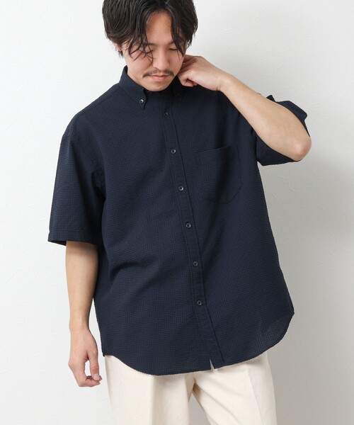 NOLLEY’S（ノーリーズ）の「【PrimeFlex DotAir】《吸水速乾》BDシャツ 25SS（シャツ/ブラウス・メンズ・オレンジ/ネイビー/サックスブルー/チャコールグレー・S/M/L/XL）」の18枚目の写真