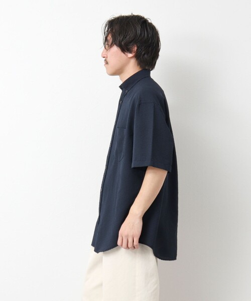 NOLLEY’S（ノーリーズ）の「【PrimeFlex DotAir】《吸水速乾》BDシャツ 25SS（シャツ/ブラウス・メンズ・オレンジ/ネイビー/サックスブルー/チャコールグレー・S/M/L/XL）」の21枚目の写真