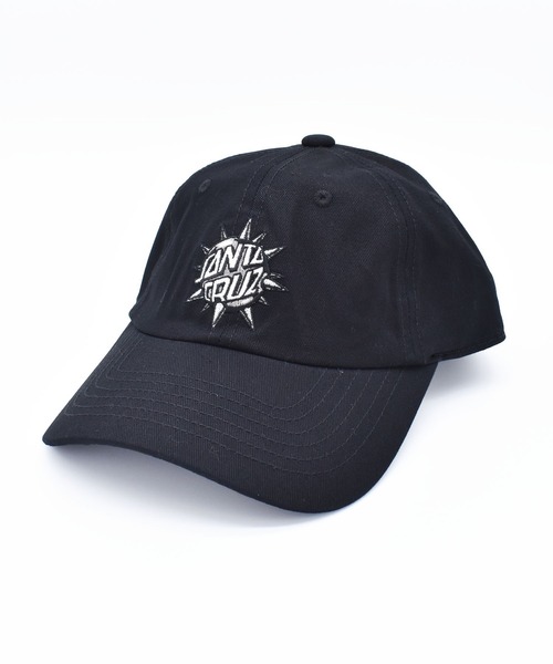 SANTA CRUZ（サンタクルーズ）の「SANTACRUZ/サンタクルーズ キャップ SPIKE DOT 6 PANEL CAP 502252782（キャップ・メンズ・ナチュラル/ブラック/ブラック×ホワイト・FREE）」の2枚目の写真