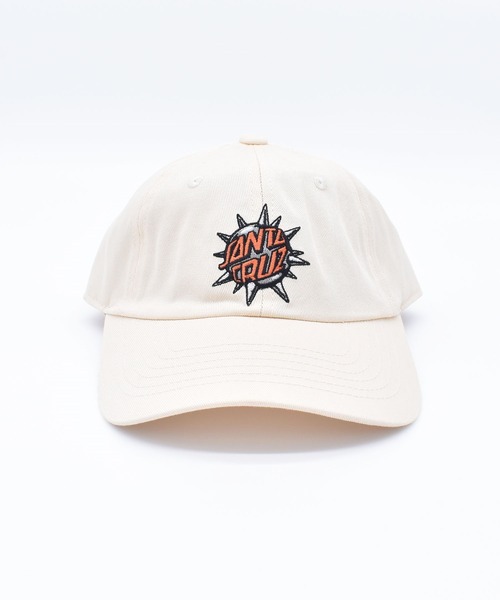SANTA CRUZ（サンタクルーズ）の「SANTACRUZ/サンタクルーズ キャップ SPIKE DOT 6 PANEL CAP 502252782（キャップ・メンズ・ナチュラル/ブラック/ブラック×ホワイト・FREE）」の12枚目の写真