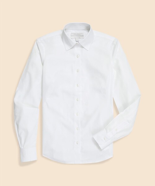BROOKS BROTHERS(ブルックスブラザーズ)の「スーピマコットンストレッチ ドレスシャツ Fitted Fit(シャツ/ブラウス・レディース・ホワイト/ネイビー/ピンク/ライトブルー・0/4/6/8/2)」の8枚目の写真