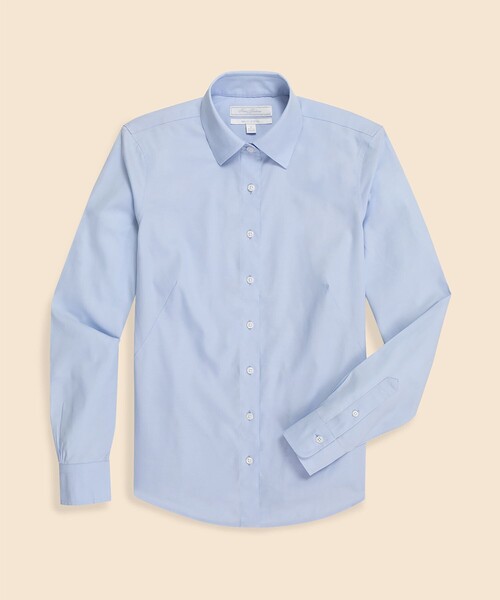 BROOKS BROTHERS(ブルックスブラザーズ)の「スーピマコットンストレッチ ドレスシャツ Fitted Fit(シャツ/ブラウス・レディース・ホワイト/ネイビー/ピンク/ライトブルー・0/4/6/8/2)」の13枚目の写真