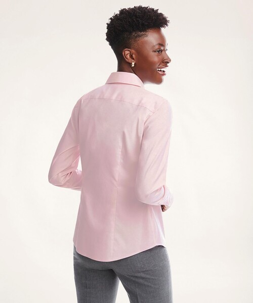 BROOKS BROTHERS(ブルックスブラザーズ)の「スーピマコットンストレッチ ドレスシャツ Fitted Fit(シャツ/ブラウス・レディース・ホワイト/ネイビー/ピンク/ライトブルー・0/4/6/8/2)」の12枚目の写真