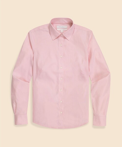 BROOKS BROTHERS(ブルックスブラザーズ)の「スーピマコットンストレッチ ドレスシャツ Fitted Fit(シャツ/ブラウス・レディース・ホワイト/ネイビー/ピンク/ライトブルー・0/4/6/8/2)」の11枚目の写真