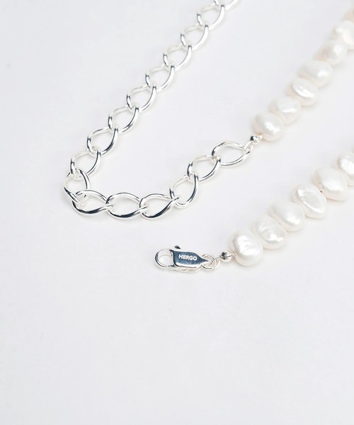 HERGO（ハーゴ）の「NP:HERGO PEARL CHOKER（ネックレス・メンズ・ホワイト・FREE）」の2枚目の写真