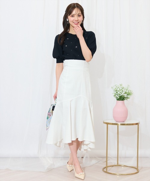 【未組立】ニットー スーパーウェポンセット　2 index ニット セーター 「6color/XS-LLsize」リボン取り外し2WAY
