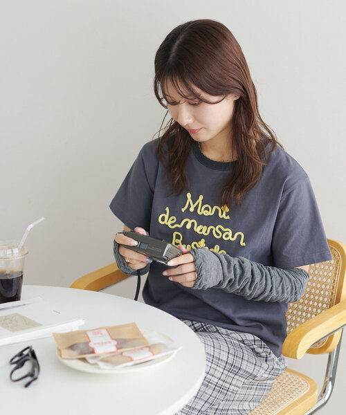 DISCOAT（ディスコート）の「UVシャーリングアームカバー（アームカバー・レディース・ライトグレー/グレー/ブラック・FREE）」の11枚目の写真