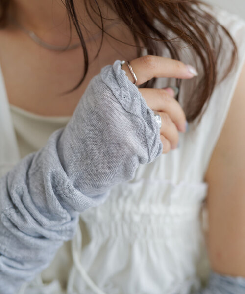 DISCOAT（ディスコート）の「UVシャーリングアームカバー（アームカバー・レディース・ライトグレー/グレー/ブラック・FREE）」の22枚目の写真