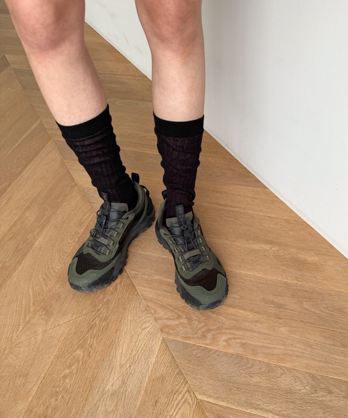 CANAL JEAN（キャナルジーン）の「El mar　リブハイソックス（ソックス/靴下・レディース・チャコールグレー/ブラック/ホワイト・ONE SIZE）」の7枚目の写真