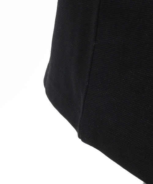 Magine(マージン)の「mlt5149-Fraise Stitch Fabric Keyneck T-shirt 7分袖Tシャツ(Tシャツ/カットソー・メンズ・ブラック/ホワイト/チャコール・44/46/48)」の4枚目の写真