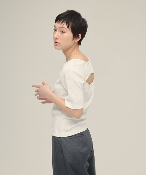 セール】【eL】Random Rib Tee SS/329524（Tシャツ/カットソー