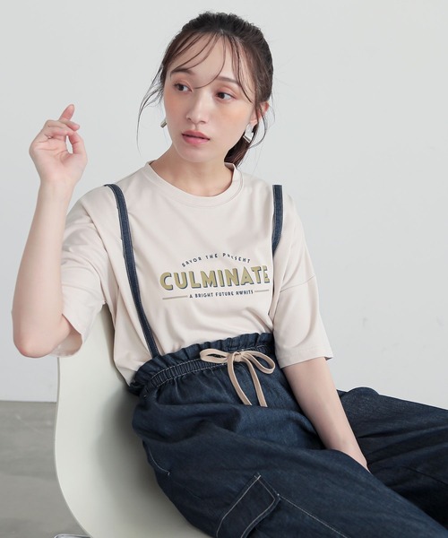 機能素材】『ロゴプリントT』（Tシャツ/カットソー）｜n'OrLABEL