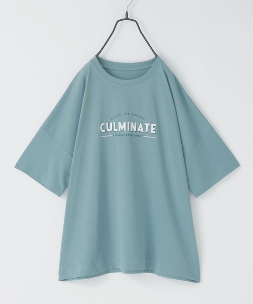 n'OrLABEL(ノアールレーベル)の「【接触冷感】ロゴプリントT(Tシャツ/カットソー・レディース・ネイビー/ライトベージュ/モカ/ライトブルー・1/2)」の12枚目の写真