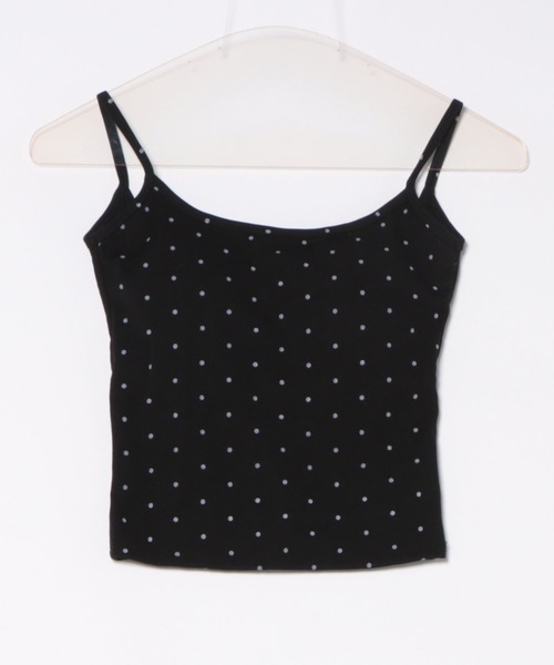 WEGO（ウィゴー）の「WEGO/ドット柄カップ付きキャミソール