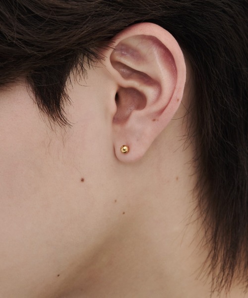 WYZ surgical stainless(ダブリューワイジィーサージカルステンレス)の「【 金属アレルギー対応 】3セット シンプルボールピアス サージカルステンレス (両耳用 3セット)(ピアス(両耳用)・メンズ・ブラック/シルバー/ゴールド・FREE)」の20枚目の写真