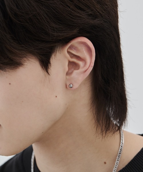 WYZ surgical stainless(ダブリューワイジィーサージカルステンレス)の「【 金属アレルギー対応 】3セット シンプルボールピアス サージカルステンレス (両耳用 3セット)(ピアス(両耳用)・メンズ・ブラック/シルバー/ゴールド・FREE)」の10枚目の写真