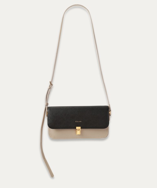 CULLNI（クルニ）の「Horizontal Mini Shoulder Bag（ショルダーバッグ・メンズ・ブラック/ブラウン系/スカイブルー/オフホワイト/グレー・ONESIZE）」の3枚目の写真