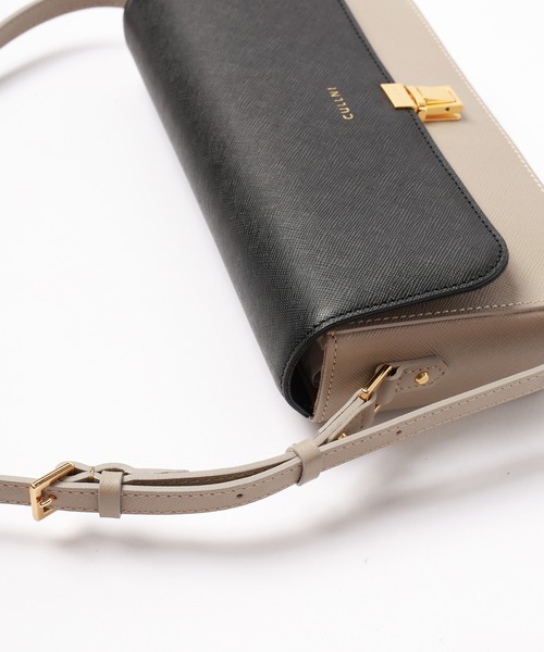 CULLNI（クルニ）の「Horizontal Mini Shoulder Bag（ショルダーバッグ・メンズ・ブラック/ブラウン系/スカイブルー/オフホワイト/グレー・ONESIZE）」の21枚目の写真