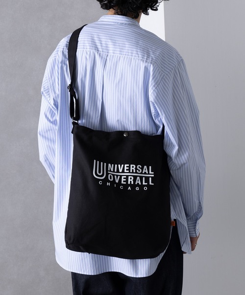 UNIVERSAL OVERALL(ユニバーサルオーバーオール)の「【UNIVERSAL OVERALL】ス-ベニアコットン2WAYトート UVO-082(トートバッグ・レディース・ホワイト/ブラック/オレンジ・FREE)」の12枚目の写真