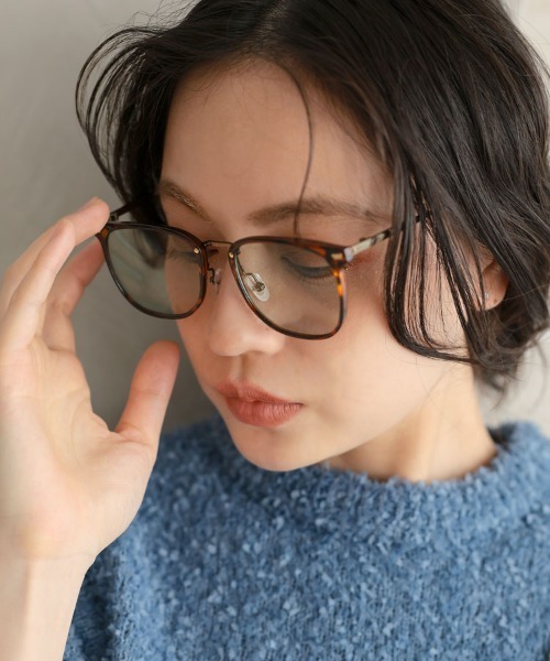 DONOBAN(ドノバン)の「【UVカット率 99%以上】バックリムウェリントンサングラス(サングラス・レディース・ブラウン/ブラック/その他/ブラック系その他・ONE)」の4枚目の写真