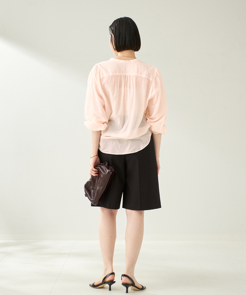 専用になります！Plage Airy Band Collar シャツ セール】Airy Band Collar シャツ（シャツ/ブラウス）｜Plage