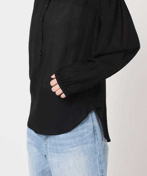 専用になります！Plage Airy Band Collar シャツ プラージュ Plage Airy Band Collar シャツ （ブラック