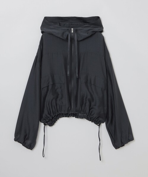 WEB&一部店舗限定】コットンナイロンフーデッドブルゾン