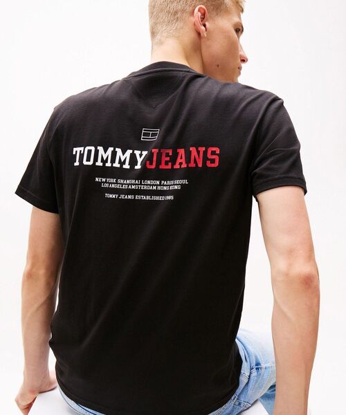 tommy jeans(トミー ジーンズ)の「レギュラーグラフィックTシャツ(Tシャツ/カットソー・メンズ・ブラック/ホワイト・X-LARGE/LARGE/MEDIUM/SMALL)」の5枚目の写真