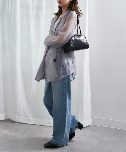 セール】【CHRISTIAN VILLA】ロングハンドル レザーボストンバッグ 本