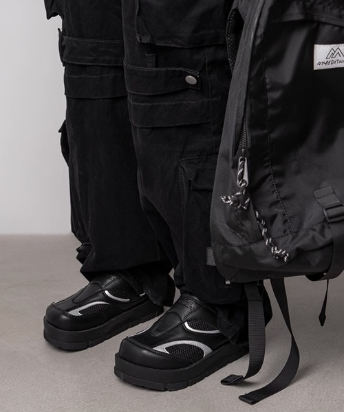 WESTBOY(ウエストボーイ)の「テックスリッポンミュール 厚底 ストリート ユニセックス MDK25S1SD15【Mule Donkey】(スリッポン・メンズ・ブラック・43/42/41)」の17枚目の写真