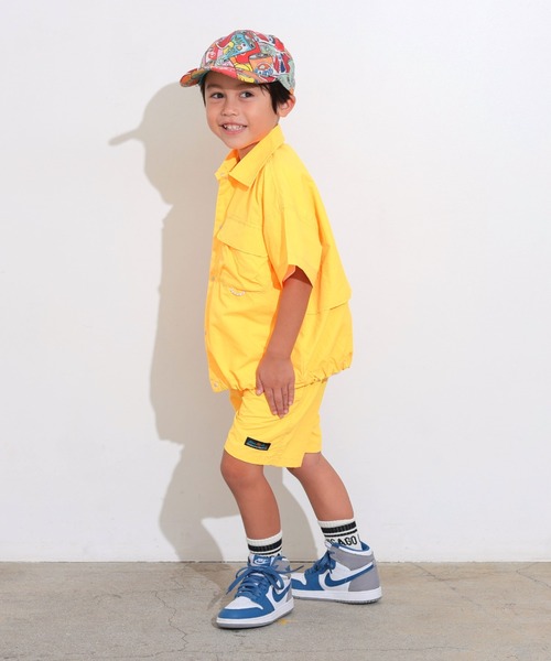 Ocean&Ground（オーシャン&グラウンド）の「Jr.ｳﾐﾔﾏ夏ｼｮｰﾂ（その他パンツ・キッズ・グリーン/ライム/ブラック/ベージュ/パープル/ブルー/オレンジ・150/160）」の22枚目の写真