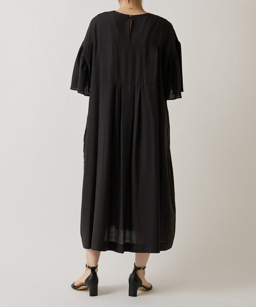 LIVETART（リヴェタート）の「ソデフリルワンピース（ワンピース・レディース・グリーン/ブラック・FREE）」の5枚目の写真