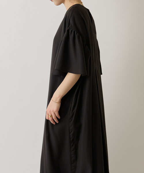 LIVETART（リヴェタート）の「ソデフリルワンピース（ワンピース・レディース・グリーン/ブラック・FREE）」の8枚目の写真