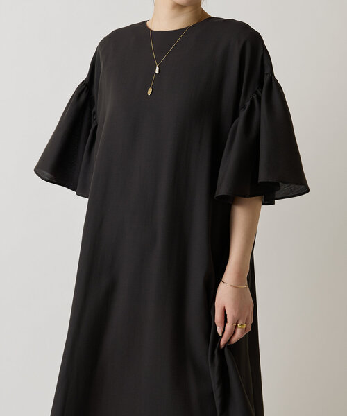 LIVETART（リヴェタート）の「ソデフリルワンピース（ワンピース・レディース・グリーン/ブラック・FREE）」の11枚目の写真