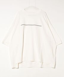 【my beautiful landlet】 MERCERIZATION JERSEY EMBROIDERY BIG T-SHIRT