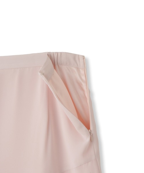 QUEENS COURT（クイーンズコート）の「イレギュラーラッフルスカート≪手洗い可能≫（スカート・レディース・ネイビー/オフホワイト/ピンク・M）」の5枚目の写真