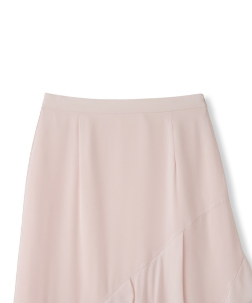 QUEENS COURT（クイーンズコート）の「イレギュラーラッフルスカート≪手洗い可能≫（スカート・レディース・ネイビー/オフホワイト/ピンク・M）」の11枚目の写真