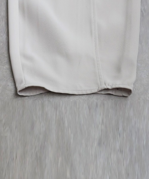 antiqua（アンティカ）の「フルーエントカーブパンツ（その他パンツ・レディース・ブラック/アイボリー・ONESIZE）」の16枚目の写真