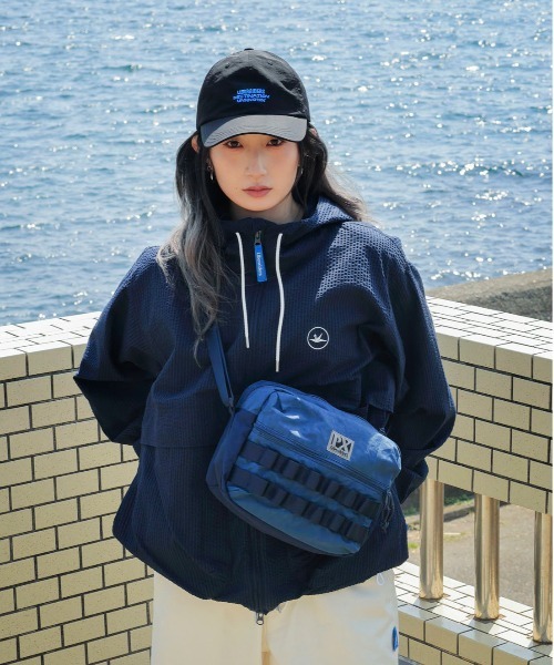 Liberaiders（リベレイダース）の「【Liberaiders PX/リベレイダースピーエックス】 ショルダーバッグ NAUGHTIAM別注（ショルダーバッグ・メンズ・ネイビー/グレー/ブラック・FREE）」の5枚目の写真