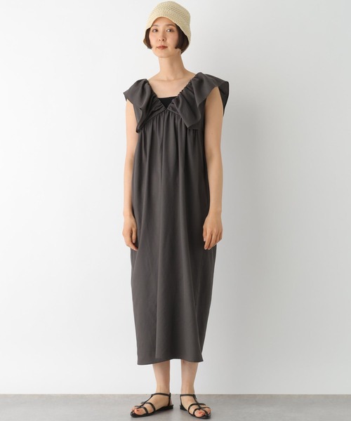 LEPSIM（レプシィム）の「雑材ベルハット　326349（ハット・レディース・ベージュ/ブラック・ONE SIZE）」の8枚目の写真