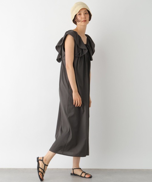 LEPSIM（レプシィム）の「雑材ベルハット　326349（ハット・レディース・ベージュ/ブラック・ONE SIZE）」の10枚目の写真